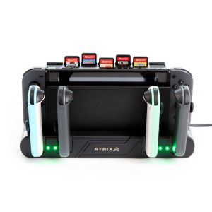 Atrix Nintendo Switch 6-in-1 Charging Dock and Game Deck